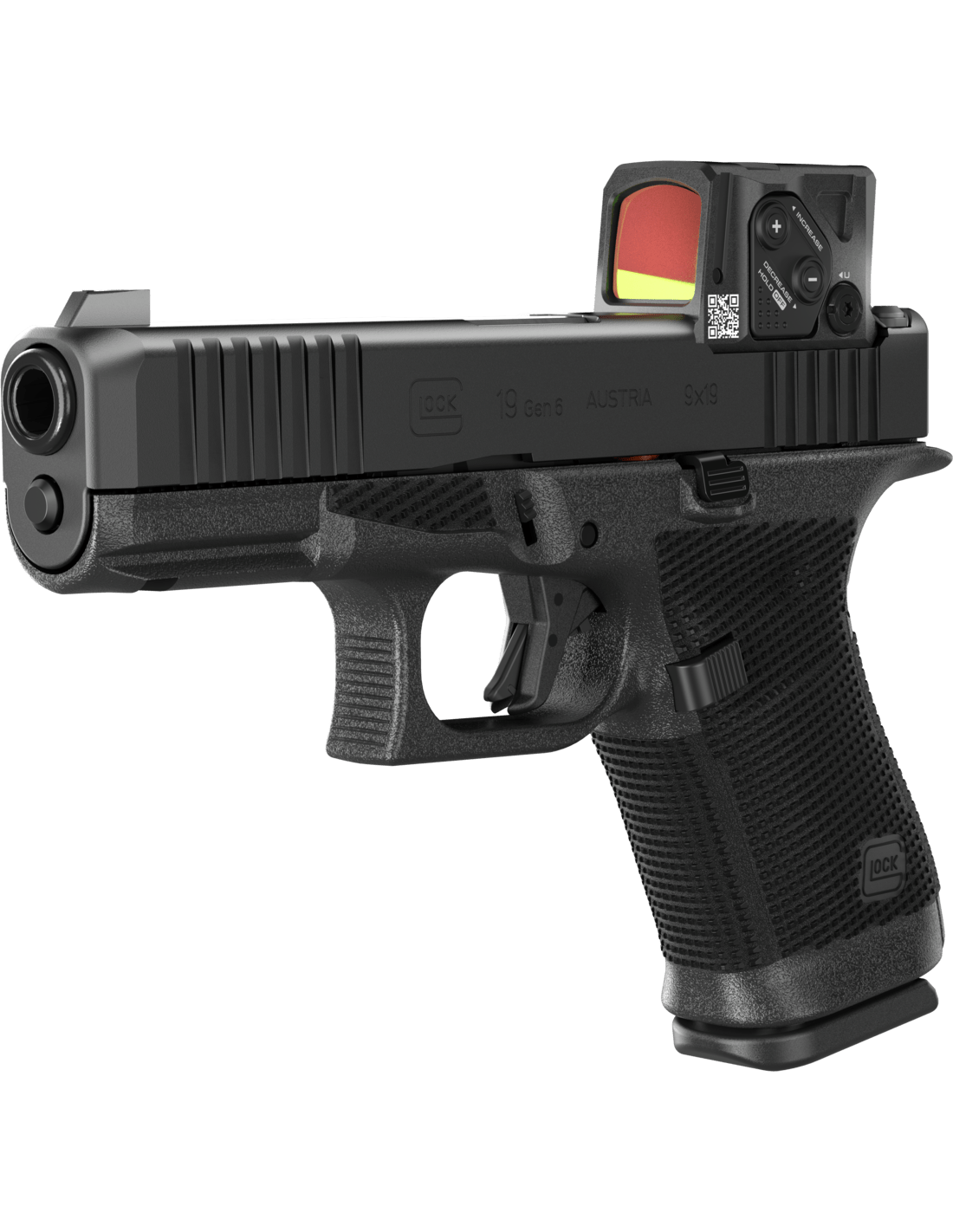 PISTOLET GLOCK 19 GEN6 OR FS 9X19 A-CUT COMBO AIMPOINT COA – Image 2