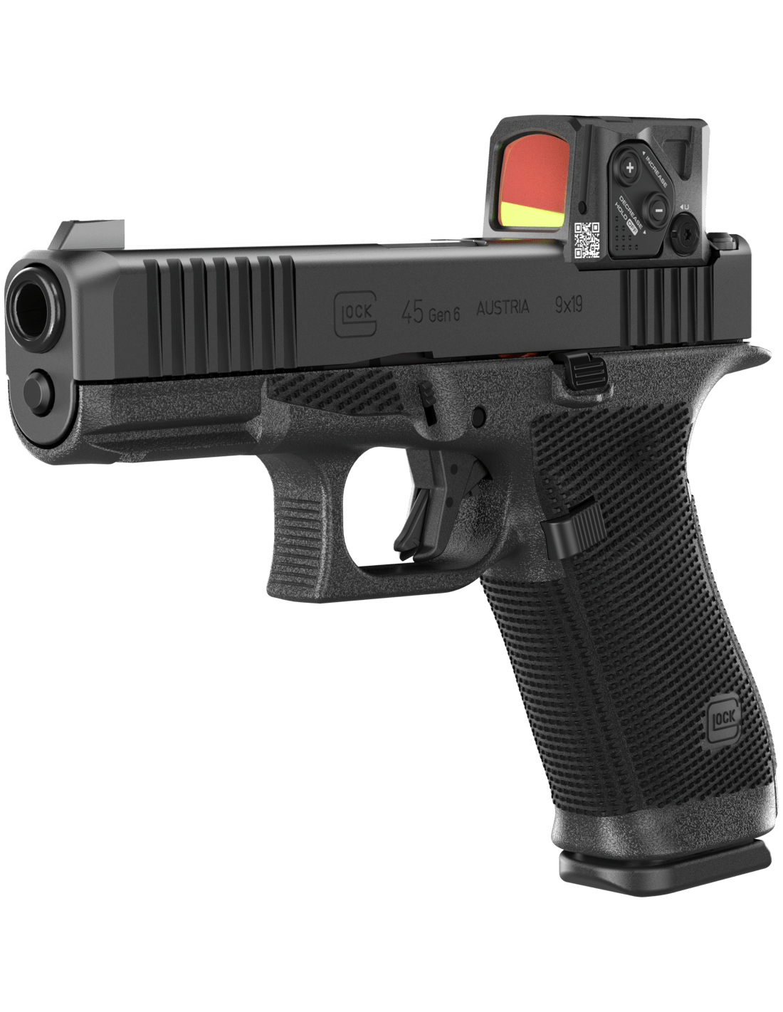 PISTOLET GLOCK 45 GEN6 OR FS 9X19 A-CUT COMBO AIMPOINT COA – Image 2