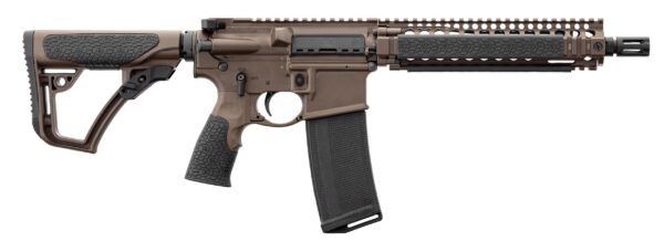 CARABINE TYPE AR15 DANIEL DEFENSE MK18 CANON COURT 10.3'' CAL. 5.56 MIL SPEC BROWN