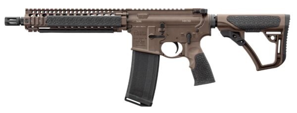 CARABINE TYPE AR15 DANIEL DEFENSE MK18 CANON COURT 10.3'' CAL. 5.56 MIL SPEC BROWN