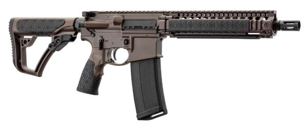 CARABINE TYPE AR15 DANIEL DEFENSE MK18 CANON COURT 10.3'' CAL. 5.56 MIL SPEC BROWN