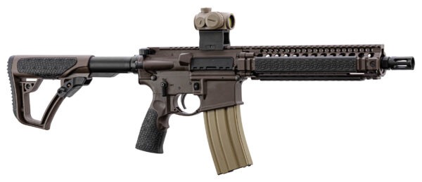 CARABINE TYPE AR15 DANIEL DEFENSE MK18 CANON COURT 10.3'' CAL. 5.56 MIL SPEC BROWN