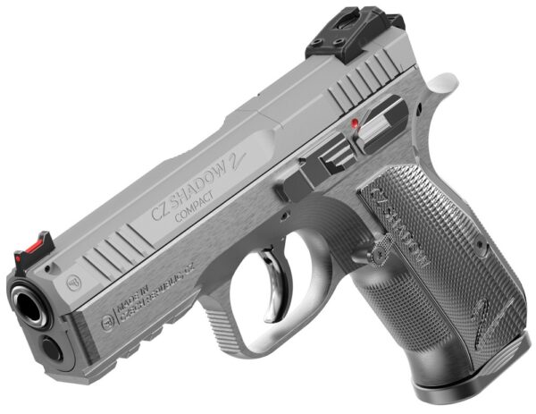 PISTOLET CZ SHADOW 2 COMPACT INDUSTRIAL SILVER 9×19