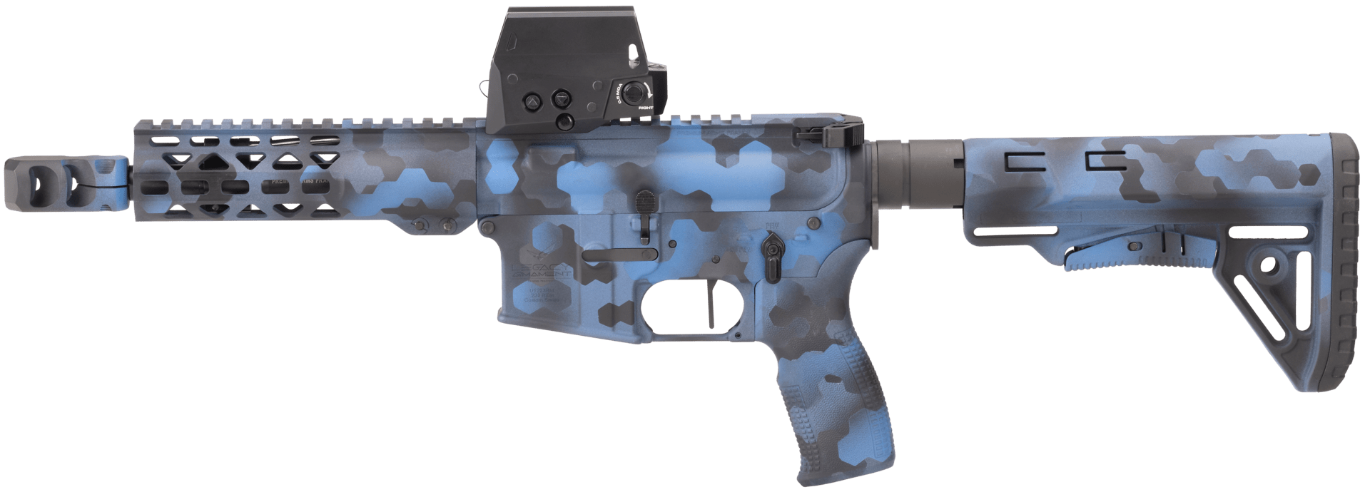 CARABINE LEGACY AR EXTREM CUSTOM LEVEL 3 - 223 REM - HEXACAMO BLEU