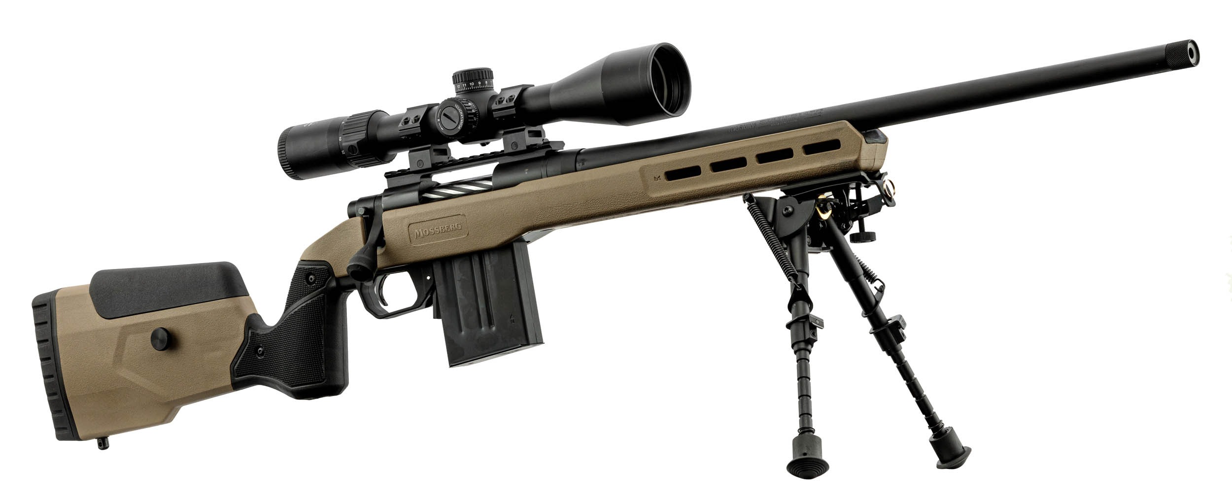 PACK MOSSBERG TACTICAL 308W + LUNETTE 6-24X50 + BIPIED – Image 2